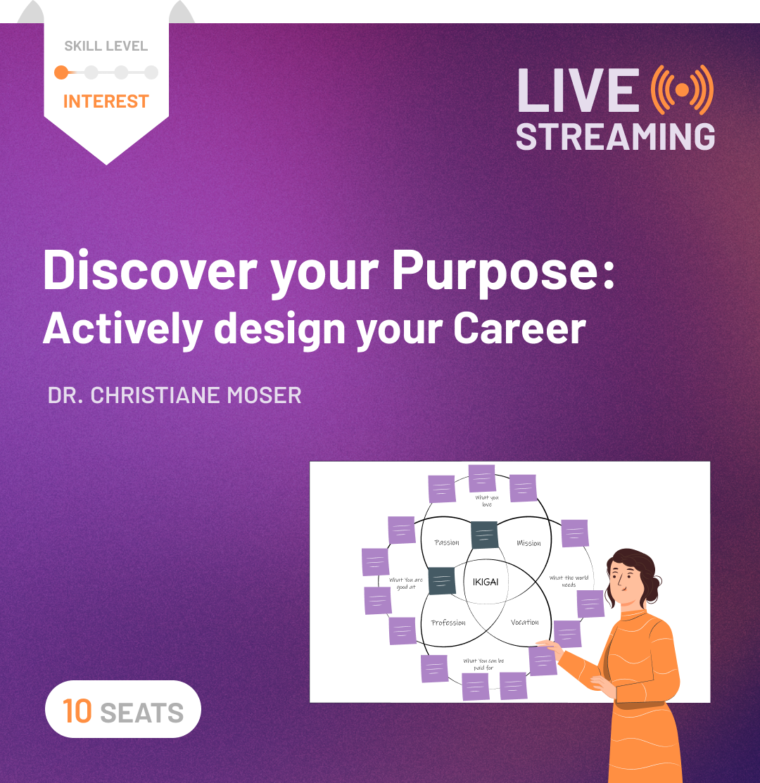 Discover your Purpose: Actively design your Career